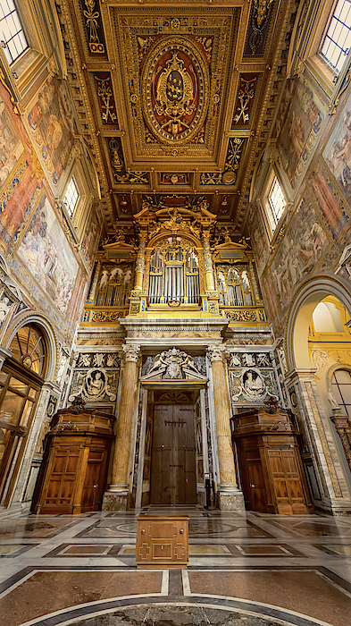 San Giovanni In Laterano Interior Rome Italy by Joan Carroll San Giovanni In Laterano Interior Rome Italy by Joan Carroll
